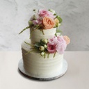 2 Tier Wedding Cake (Design #1)